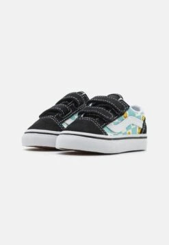 Vans Old Skool Unisex - Sneakers Laag - Black/Multi-Coloured -Vans Schoen 908822200b7948df87c4d386dd231544