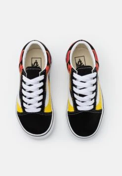 Vans Old Skool Unisex - Sneakers Laag - Black/True White -Vans Schoen 9201c1de86cd4ac6a645ddf1efcb5420