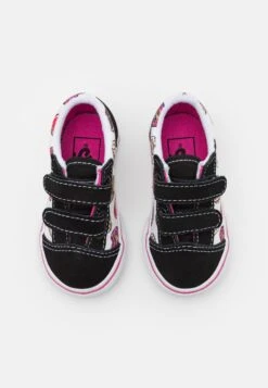 Vans Old Skool Unisex - Sneakers Laag - Love Black/Pink -Vans Schoen 9795b0b7d3144dc187a15a96d187c042