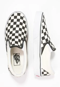 Vans Classic Slip-On - Instappers - Black/White -Vans Schoen 9ace3a08fa064fe8ad822714d31d531f