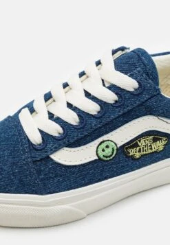 Vans Old Skool Unisex - Sneakers Laag - Denim Blue -Vans Schoen 9bc5ba22edae497490560756d010a3af