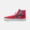Vans Sk8-Hi Unisex - Sneakers Hoog - Red -Vans Schoen 9c69311762d24b5d8e107e60f35e741f