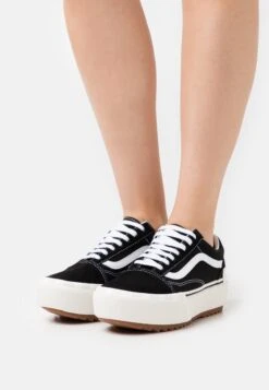 Vans Old Skool Stacked - Sneakers Laag - Black/Blanc