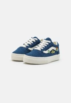 Vans Old Skool Unisex - Sneakers Laag - Denim Blue -Vans Schoen a088c4395093432db1ca47456d04eab8