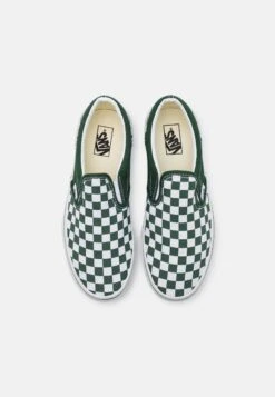 Vans Classic Slip-On Unisex - Instappers - Dark Green/White 11 Vans Classic Slip-On Unisex - Instappers - Dark Green/White -Vans Schoen a14ef1f25b954efe894bc76f9479a99b