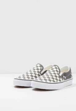 Vans Ua Classic Slip-On Unisex - Instappers - Pewter/True White -Vans Schoen af23ee4888a142aeb480cdfe2f95abf6