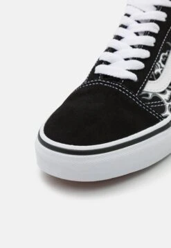 Vans Old Skool Unisex - Sneakers Laag - Flames Black/True White -Vans Schoen bdca0cf94f3945a684cd14a5558c1e37