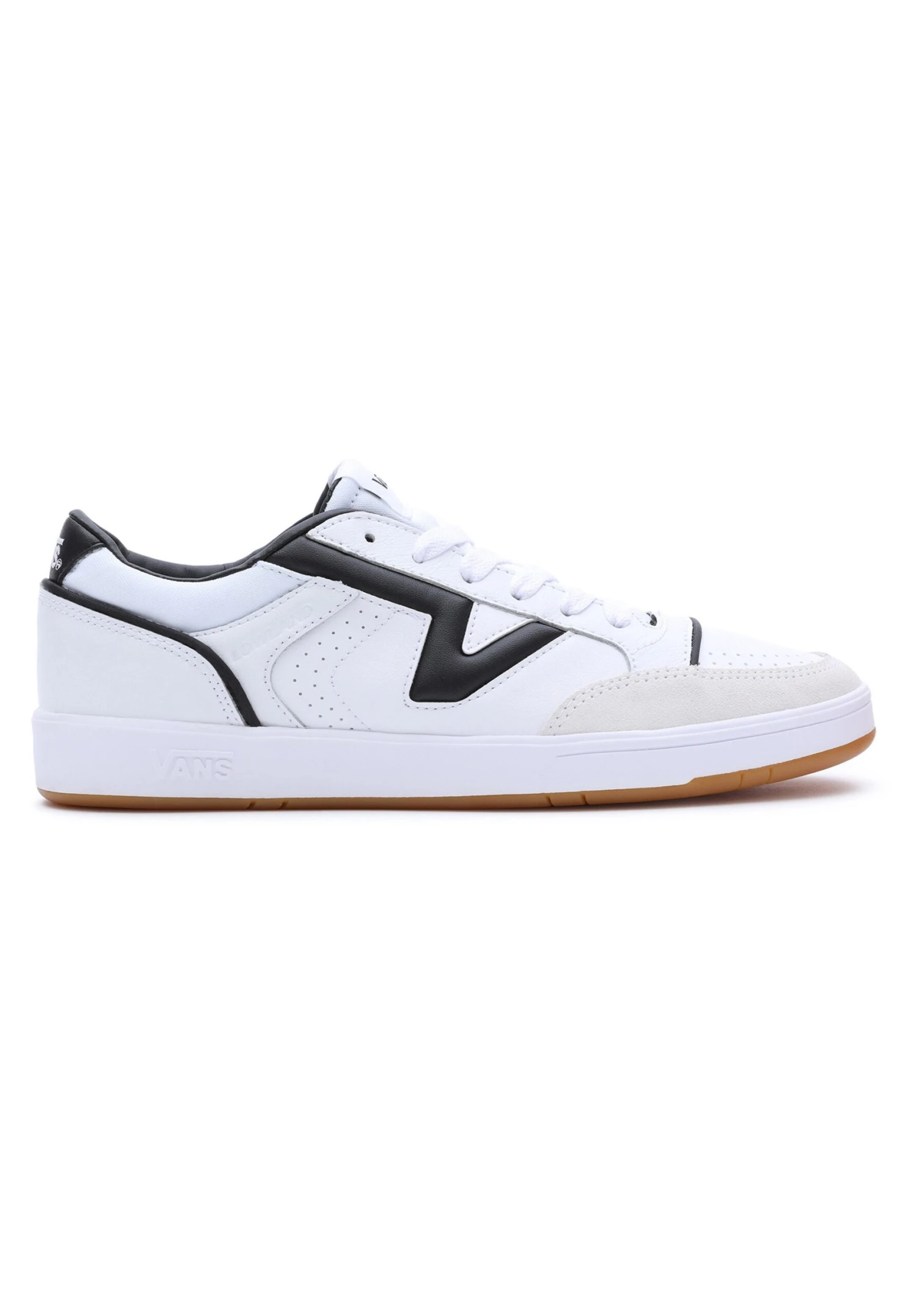 Vans Lowland Unisex - Sneakers Laag - Court True White/Black 8 Vans Lowland Unisex - Sneakers Laag - Court True White/Black - Afbeelding 6