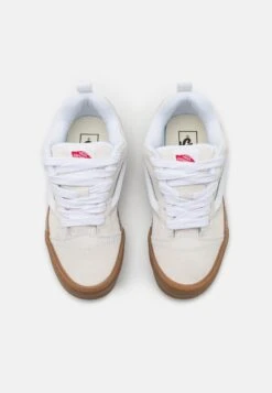 Vans Knu Skool Unisex - Skateschoenen - White -Vans Schoen c573bd12f1ee47cd87d0408d5be802b3
