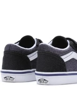 Vans Td Old Skool V - Sneakers Laag - Black Navy -Vans Schoen c5947f14e37947a0b31fc1acec076926
