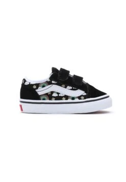 Vans Td Old Skool V - Sneakers Laag - Black Multi -Vans Schoen cb8876b9de9448c4a41f54e551f9e153