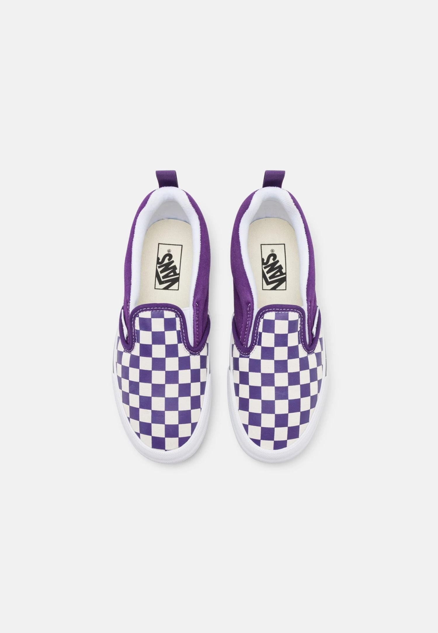 Vans Knu Slip Unisex - Instappers - Checkerboard Purple/White 6 Vans Knu Slip Unisex - Instappers - Checkerboard Purple/White - Afbeelding 4