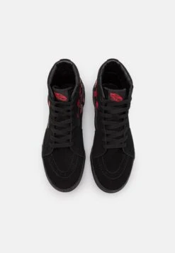 Vans Sk8-Hi Unisex - Sneakers Hoog - Black/Red -Vans Schoen d0e9e29fae0a4884a20925c67da5c395