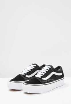 Vans Ua Old Skool Platform - Sneakers Laag - Black/White -Vans Schoen db3873c84d584404bd8008af089a3faf