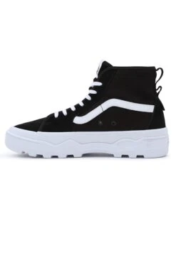 Vans Ua Sentry - Enkellaarsjes Met Plateauzool - Black