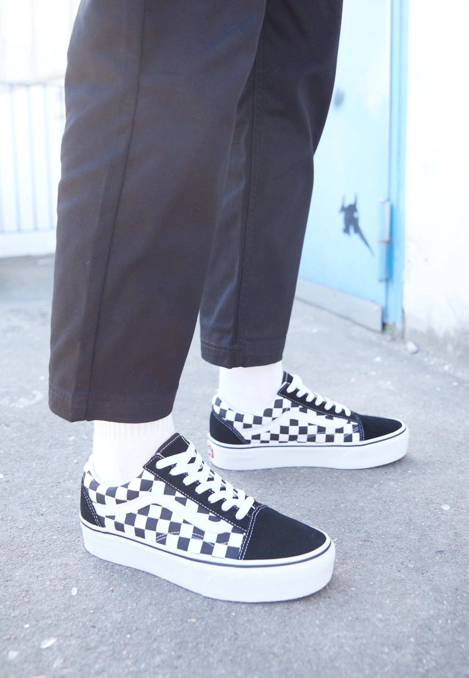Vans Ua Old Skool Platform - Sneakers Laag - Black/White 7 Vans Ua Old Skool Platform - Sneakers Laag - Black/White - Afbeelding 5