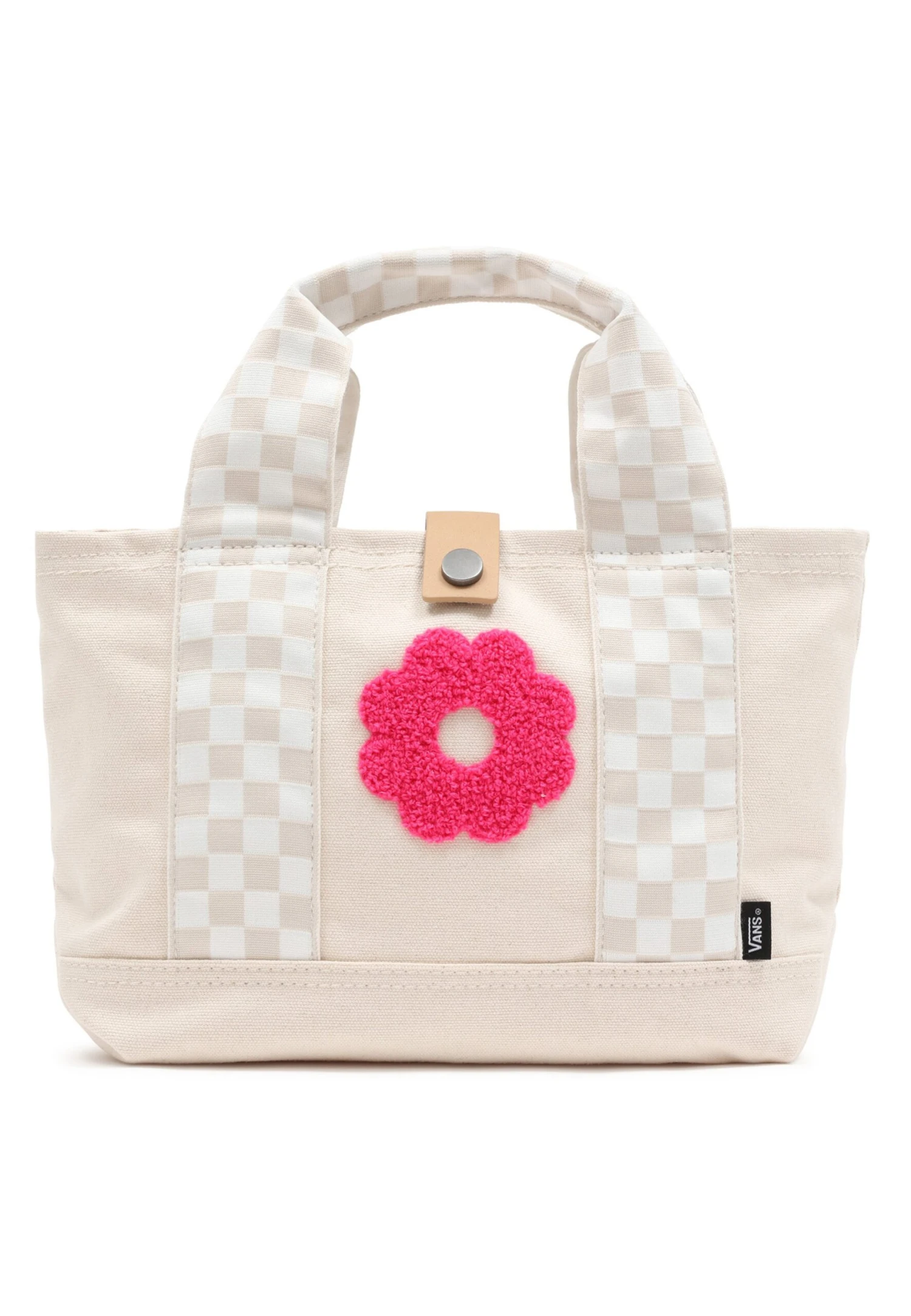 Vans Mended Check Mini Tote - Handtas - Marshmallow 3 Vans Mended Check Mini Tote - Handtas - Marshmallow