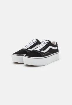 Vans Ua Old Skool Stackform - Sneakers Laag - Black/True White -Vans Schoen ed12b64154e248b296dab0c23de8cd7e