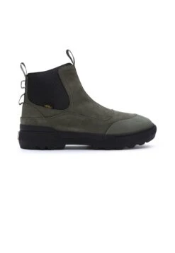 Vans Ua Colfax- Enkellaarsjes Met Plateauzool - Olive/Black -Vans Schoen ede2dd88664049d7a259346a2315d9dc