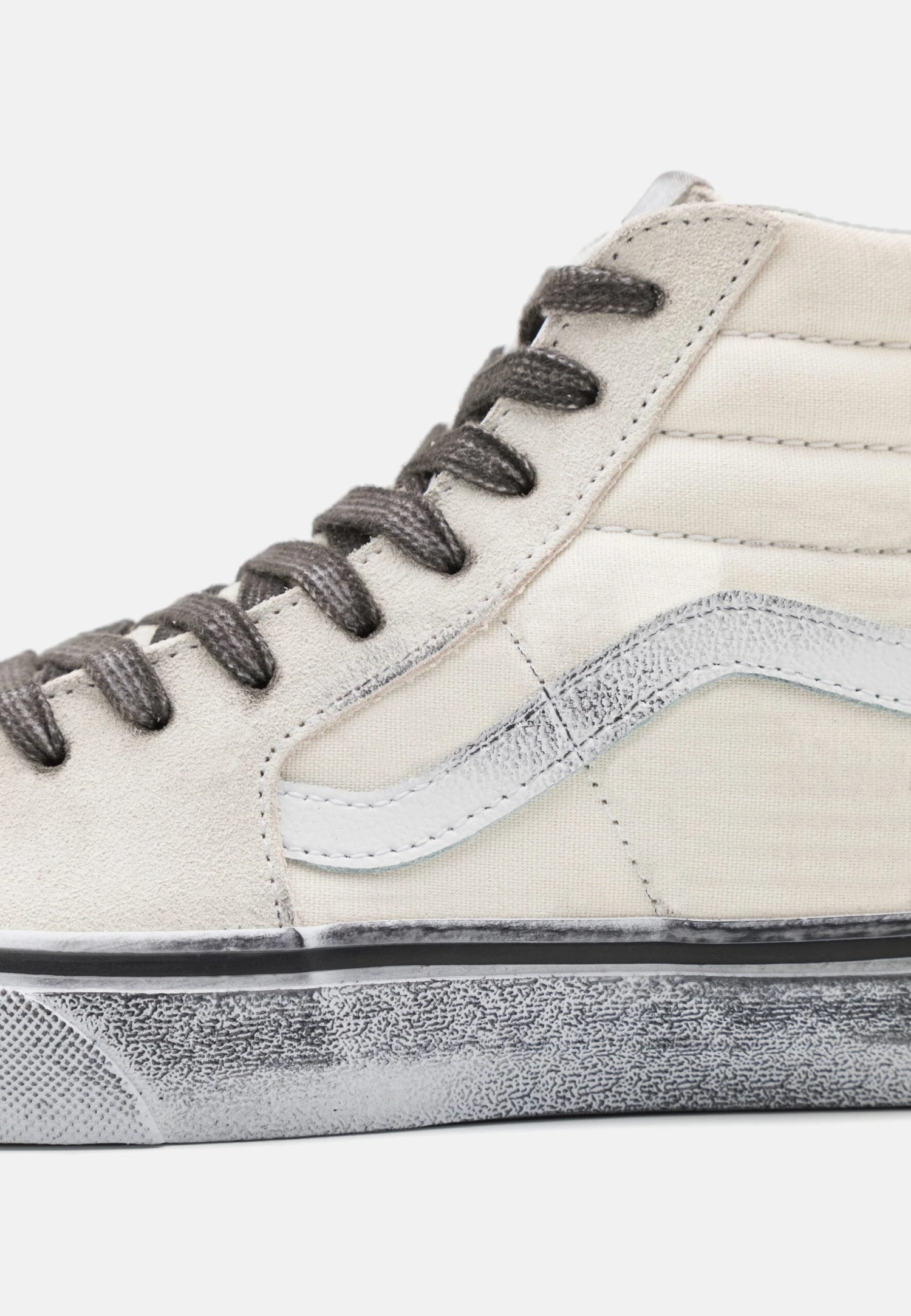 Vans Sk-Hi - Sneakers Hoog - Stressed White/White 8 Vans Sk-Hi - Sneakers Hoog - Stressed White/White - Afbeelding 6