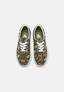 Vans Era Stackform - Sneakers Laag - Oliv/Weiß/Orange -Vans Schoen f83e015cb25c456bb65f187cb00b8d13