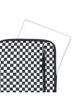 Vans Padded Laptop Sleeve - Laptoptas - Black White Check -Vans Schoen face7ea4e8af4518b8290db189f028ef